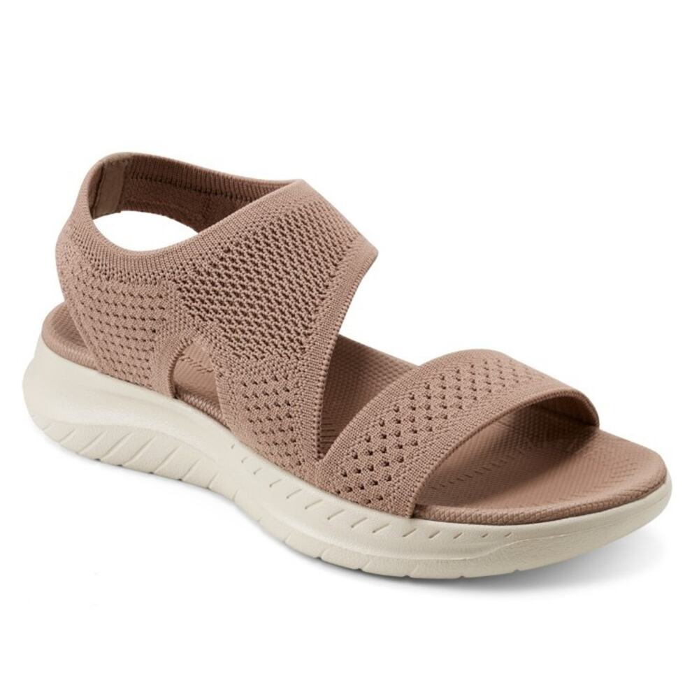 Easy Spirit Women's Dailyn Lightweight Sporty Flat Sandals Mocha Size 11